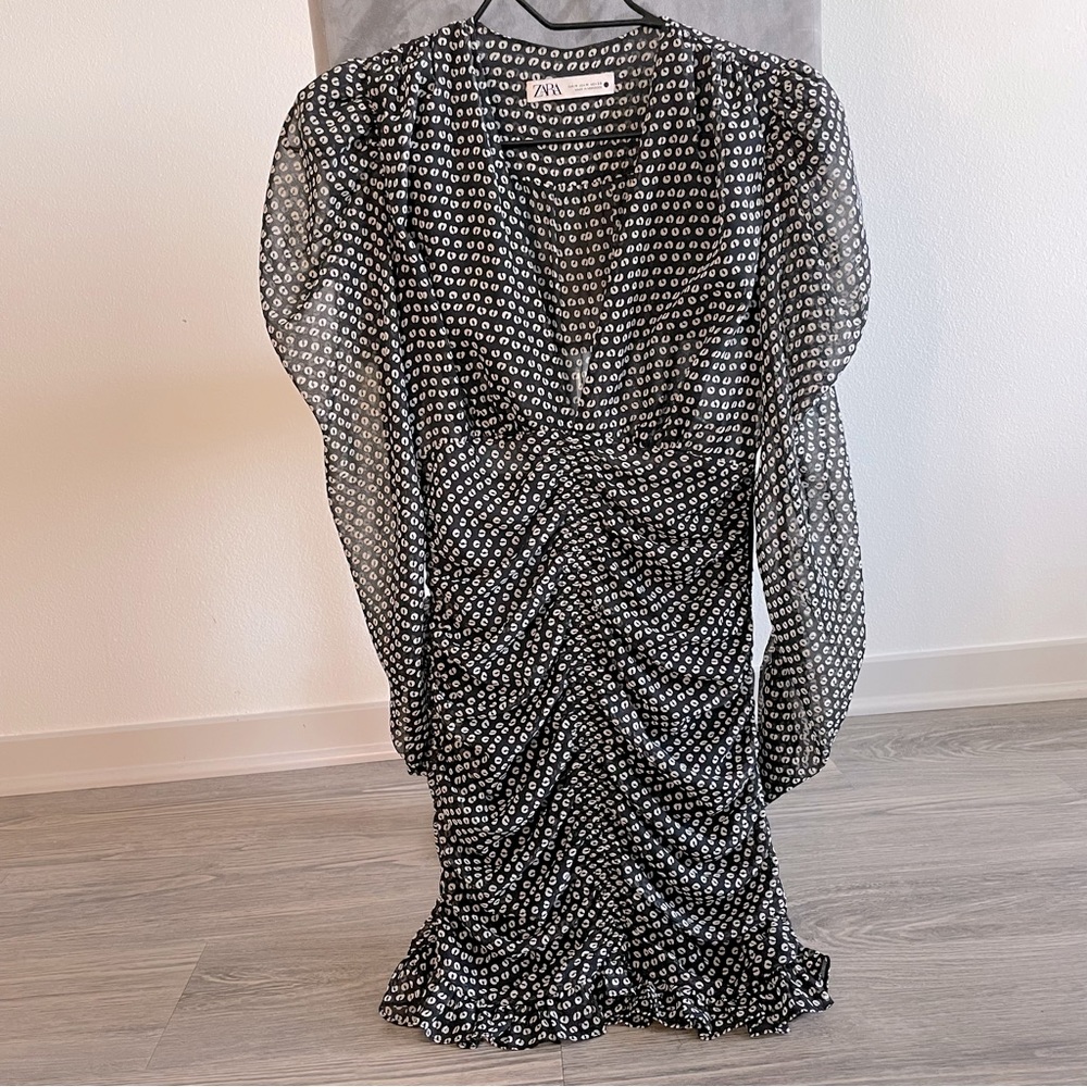 Zara Mini Black and White Dress